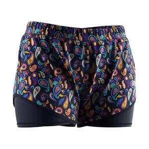 Maillot de bain décontracté personnalisé avec logo, chemises et pantalons de plage noirs sexy pour femmes, shorts unisexes 2-en-1 pour femmes - Product Image 3