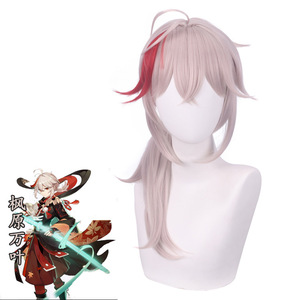 ตัวเอกของเกม Genshin Impact คามูรุ แมนฮะ จากปราสาทอินาสึมะ ทรงผมซามูไร ย้อมสีเหลืองและชมพู <span class=keywords><strong>ไฮ</strong></span><span class=keywords><strong>ไล</strong></span><span class=keywords><strong>ท์</strong></span><span class=keywords><strong>ผม</strong></span>หางม้าเล็ก - Product Image 1