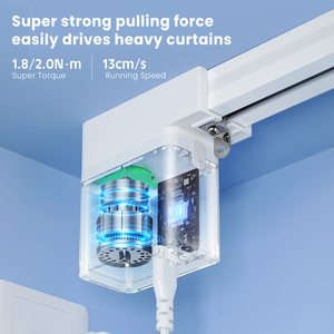 Motor <span class=keywords><strong>de</strong></span> Cortina Invisible OneSmart, Ultra Silencioso, Compatible con Tuya WiFi, Zigbee, SmartLife, Riel Personalizado, Funciona con <span class=keywords><strong>Alexa</strong></span> y el <span class=keywords><strong>Asistente</strong></span> <span class=keywords><strong>de</strong></span> Google - Product Image 5