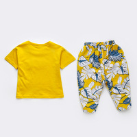 Offre Spéciale – Vente en Gros : Ensembles Décontractés Haut de Gamme pour Enfants, T-shirts à Manches Courtes pour Femmes, Pantalons pour Filles, Motifs Imprimés, Polyester/Coton