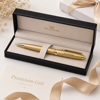 Stylo bille métallique personnalisé avec logo imprimé, stylo d'affaires exécutif avec boîte cadeau pour événements d'entreprise, cadeau client