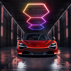 Bán Sỉ Đèn Trần Sàn Nhảy Hình Lục Giác Không Khí Rgb Tiệc Tùng Hộp Đêm Phòng Trò Chơi Phòng Tập Thể Dục - Product Image 2