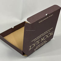 Yason PSH001 13x13 Carton de restauration en kraft mat ondulé avec poignée, fermeture magnétique, matériaux recyclés, logo personnalisé pour pizza