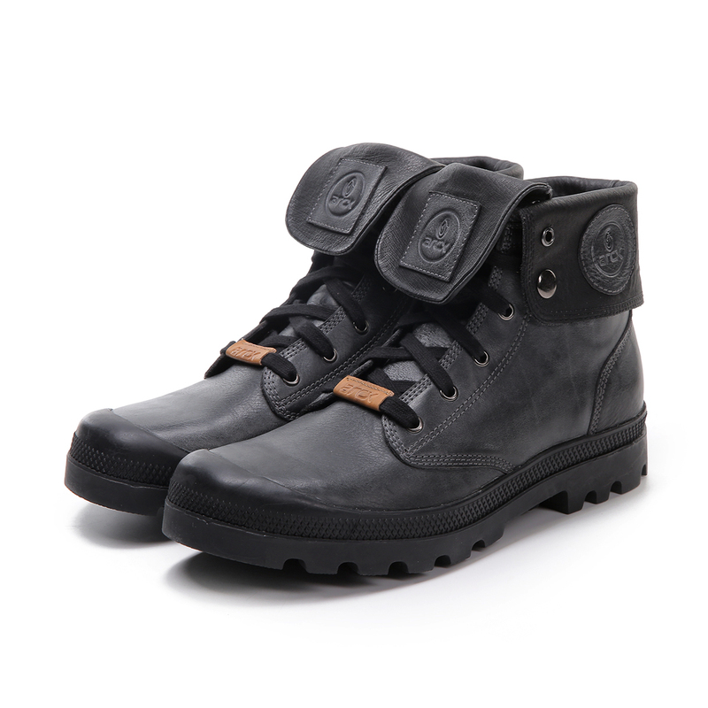 ARCX Retro Style Cowhide Leather Lapel