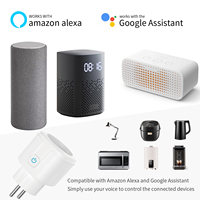Prise Électrique Tuya WiFi Smart Life App Commande Vocale EU 20A 16A avec Moniteur d'Énergie et Minuteur