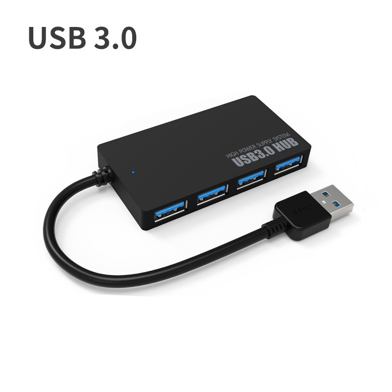 สีดำ - USB3.0 ฮับ