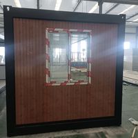 Maison préfabriquée pliable en acier à faible coût avec un design contemporain pour usage bureautique