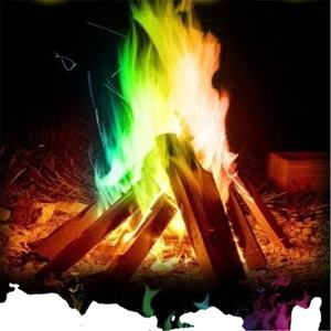 Vente en gros de <span class=keywords><strong>feu</strong></span> coloré professionnel 25g Magic Fire Colorful Flames Powder Mystical Fire Color Change - Product Image 5