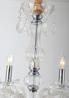 Lustre en cristal européen Bougie de luxe pour salon Lampe en cristal pour restaurant Lustre de mariage créatif