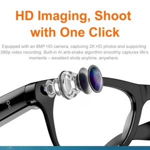 Gafas Inteligentes XK One Pro con IA ChatGPT, 800W Píxeles, 512MB Memoria, WiFi, Foto, Video, Llamadas BT, para Hombre y Mujer - Product Image 2