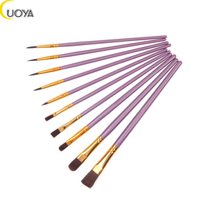 <strong>Best</strong> <strong>Brand</strong> Acrylic <strong>Paint</strong> <strong>Brushes</strong> for <strong>Artists</strong> Diverse Collection with Wood Handle and Nylon Hair for Painting - Product Image 2