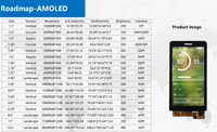 Layar AMOLED 2,4 inci 450*600 SPI MCU MIPI OLED Layar Sentuh dengan RM690B0 800nits untuk Modul Layar Luar Ruangan