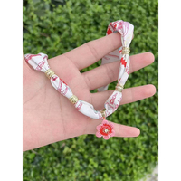 Collier pendentif en bandana vintage en laiton rouge cerise pour femmes et filles, accessoire de mode pour tous les jours, IPMIN