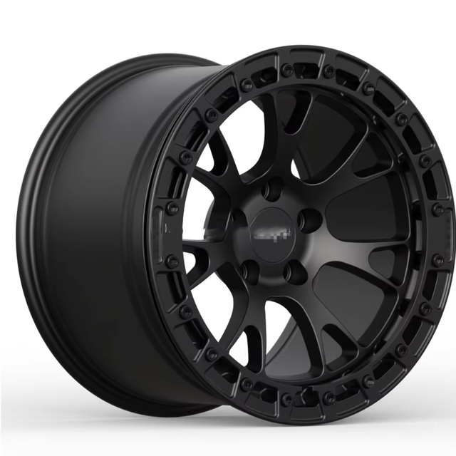5X115 17 18 Inch Beadlock Forged Wheels Deep Concave Dish Customized Drag Racing Wheels Rims for Challeger Srt Hellcat