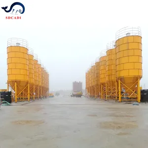Personnalisation de la marque SDCAD fabricants de silos de ciment en poudre minérale boulonnés pour 50t 80t 100t 120t 150t 180t 200t