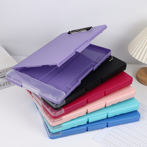 Carpeta de Presentación Plegable de PVC de Alta Calidad con Portaplumas, Portapapeles de Plástico Resistente para Documentos de Oficina y Escolares - Product Image 2
