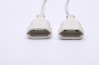 Cable de Alimentación de CA de PVC NBTOP Personalizado, Arnés de Cables, Ensamblaje de Conectores Macho y Hembra NEMA, Corriente Nominal de 2.5A, Industrial