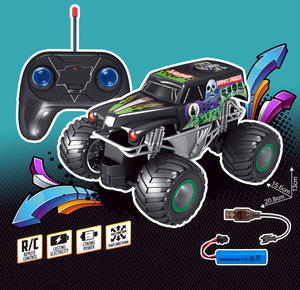 Quái vật <span class=keywords><strong>BigFoot</strong></span> 1:20 Xe điều khiển từ xa phim hoạt hình quái vật trẻ em Xe bốn kênh leo núi điều khiển từ xa xe - Product Image 3