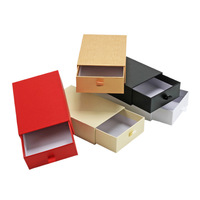 Bougie parfumée portefeuille papier matériel personnalisé petit lot neutre noir nacré boîte en carton