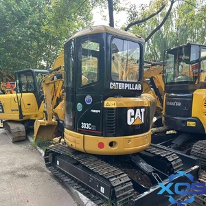 Mini-excavatrice Caterpillar 303 d'occasion, 3 tonnes, modèle 2022, moteur, boîte de vitesses et pompe contrôlés par PLC, matériel de construction - Product Image 5