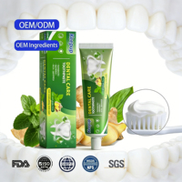 Dentifrice Blanchissant Personnalisé en Gros à Base de Gingembre et Menthe, Nettoie Doucement les Taches