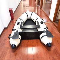 Bateau à rames gonflable en PVC, canot de pêche en plastique, personnalisé, Direct d'usine