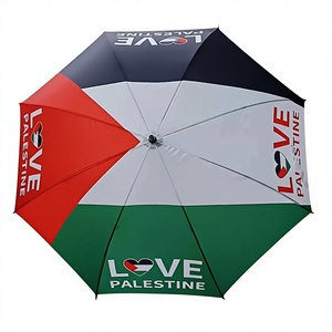 Paraguas Personalizado de Palestina con Logotipo, Producto Palestino, 8 Varillas, Completamente Automático, Portátil, con Bandera de Palestina para Exteriores - Product Image 1