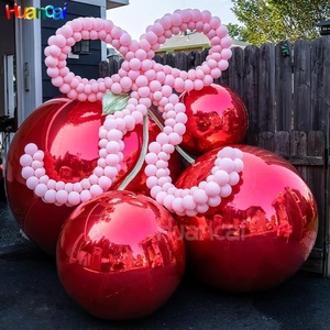 Grandes boules brillantes gonflables abordables pour l'extérieur <span class=keywords><strong>Ballon</strong></span> gonflable Miroir Boules brillantes lisses argentées pour l'événement - Product Image 3