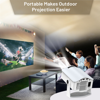 Mini proyector inteligente portátil HM400 Pro directamente de fábrica 200 ANSI Home Theater con regalos novedosos