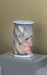 फोल्डिंग नाइट लाइट बेसबॉल डिजाइन रिचार्जेबल टेबल लैंप ज्यामितीय कंपनी प्रचार उपहारों का नेतृत्व प्रकाश सजावट - Product Image 5