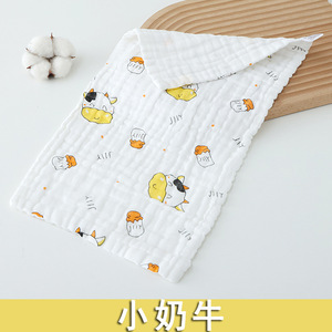Serviette en gaze de coton pur pour bébé, 100 % coton, quatre couches, motif original, été, printemps, automne, usage domestique - Product Image 4