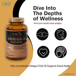Herstellerzertifiziertes Bio-Fischöl-Softgel 200 Stück/Flasche 18% EPA/12% DHA Unterstützt Herz, Gelenke und Immunität für Erwachsene - Product Image 3