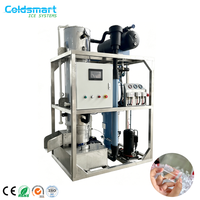 Machine à glaçons industrielle Coldsmart de 1 tonne à économie d'énergie avec compresseur Copeland/Invotech et réfrigérant R404A