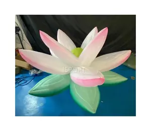 New design advertising model giant flower inflatable lotus for events on water