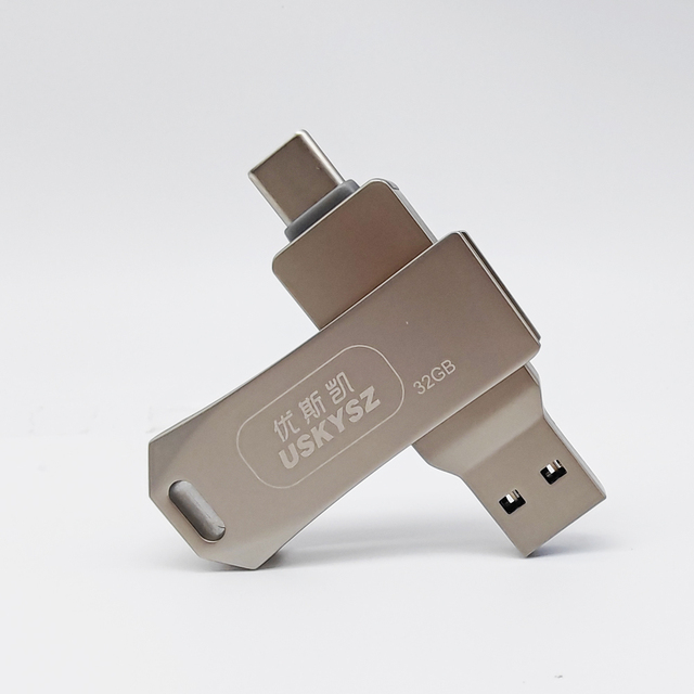2024 New Arrival Type C Metal USB C Flash Drive 2.0 3.0 U Disk Customized Pack LOGO Memory Stick 4GB 128GB 256GB 1TB USB Stick