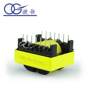 Factory Price EE40 Horizontal PC40 Core Transformer 12v Industrial Power Electric Power Transformer