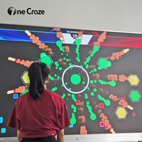 Aire de Jeu Intérieure Interactive AR Sport Ball Multi-Utilisateurs avec Écran Tactile LED pour Enfants