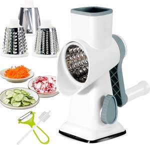 Kitchen Tools & Gadgets Vegetable Cutter Potato Cutter Utensils Multifunctional Rotary Cheese Grater Cooking Use Shredder - Product Image 1