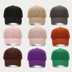 Gorra de Béisbol de Algodón Lavado de Alta Calidad, Colores Sólidos, Corona Suave, Logotipo Personalizado Disponible, Gorra Deportiva, Venta al Por Mayor - Product Image 2