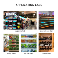 Écran d'affichage LED pour étagère P2 P2.5, affichage numérique couleur, signalisation numérique pour supermarché, promotion sur étagère, écran LED personnalisé pour étagère