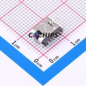 HC-TYPE-C-6P-C08A USB Connector SMD Connector ( Connector Type: Type-C )( Gender: Female )( Mounting Type: Sink Board ) - Product Image 2