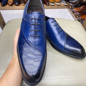 Zapatos Formales de Negocios para Hombre, Estilo Británico, de Cuero Genuino, Lujosos, para Bodas, Otoño, Casuales, con Función de Masaje, Diseño Graffiti, 2026 - Product Image 6