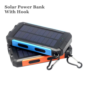 Waterproof Design Compass Mobile Phone <strong>Charger</strong> 8000mah External <strong>Backup</strong> <strong>Battery</strong> Pack <strong>Dual</strong> USB <strong>Ports</strong> Fast Charge Solar Power Bank - Product Image 2