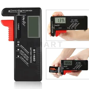 BT-168D Tester batteria digitale 9V/1.5V/AA/AAA Tester capacità batteria a bottone Volt Checker batteria universale BT168D