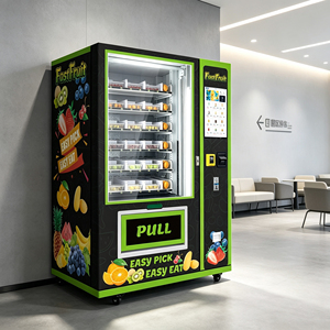 Máquina Expendedora de Postres Wifi con Pantalla Táctil de 21.5 Pulgadas, Máquina Expendedora de Frutas Frescas y Postres, Kiosco Inteligente de Venta de Alimentos - Product Image 1