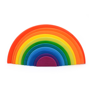 L'éducation précoce Bambins Infantile Jouets Éducatifs <span class=keywords><strong>Montessori</strong></span> <span class=keywords><strong>En</strong></span> <span class=keywords><strong>Bois</strong></span> Empileur <span class=keywords><strong>Arc</strong></span>-<span class=keywords><strong>En</strong></span>-<span class=keywords><strong>Ciel</strong></span> - Product Image 5