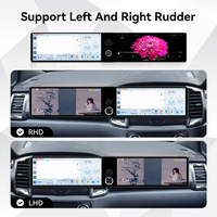 Layar Ganda Foforfor 12.3" untuk Ford Ranger 2016-2022 Wireless Carplay Android 13 Radio Mobil Multimedia Player DSP 4G GPS Navi OEM