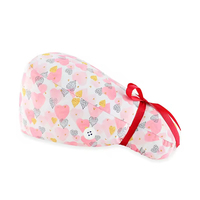 Bonnets chirurgicaux vétérinaires doublés satin avec boutons, imprimés motifs de dessins animés, pour infirmières, respirants, accessoires médicaux pour le personnel soignant