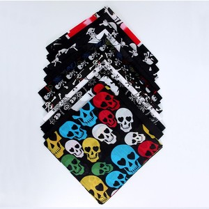 Hip Hop Unisex Venta al por mayor Logotipo de impresión personalizada 100% Algodón Bufanda cuadrada clásica Paisley <span class=keywords><strong>Bandanas</strong></span> - Product Image 6