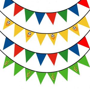 Customized Durable Eco-Friendly Festive <b>String</b> Flags Banners Square Shape Letterpress Printed Polyester Holiday Decorations for - Product Image 6